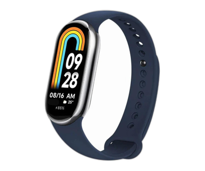 Pasek do smartwatchy FIXED Silicone Strap do Xiaomi Mi Band 8 / 8 NFC / 9 blue
